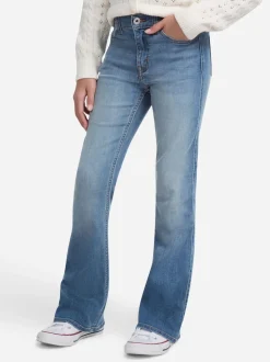 Abercrombie & Fitch Blue High Rise Flare Jeans