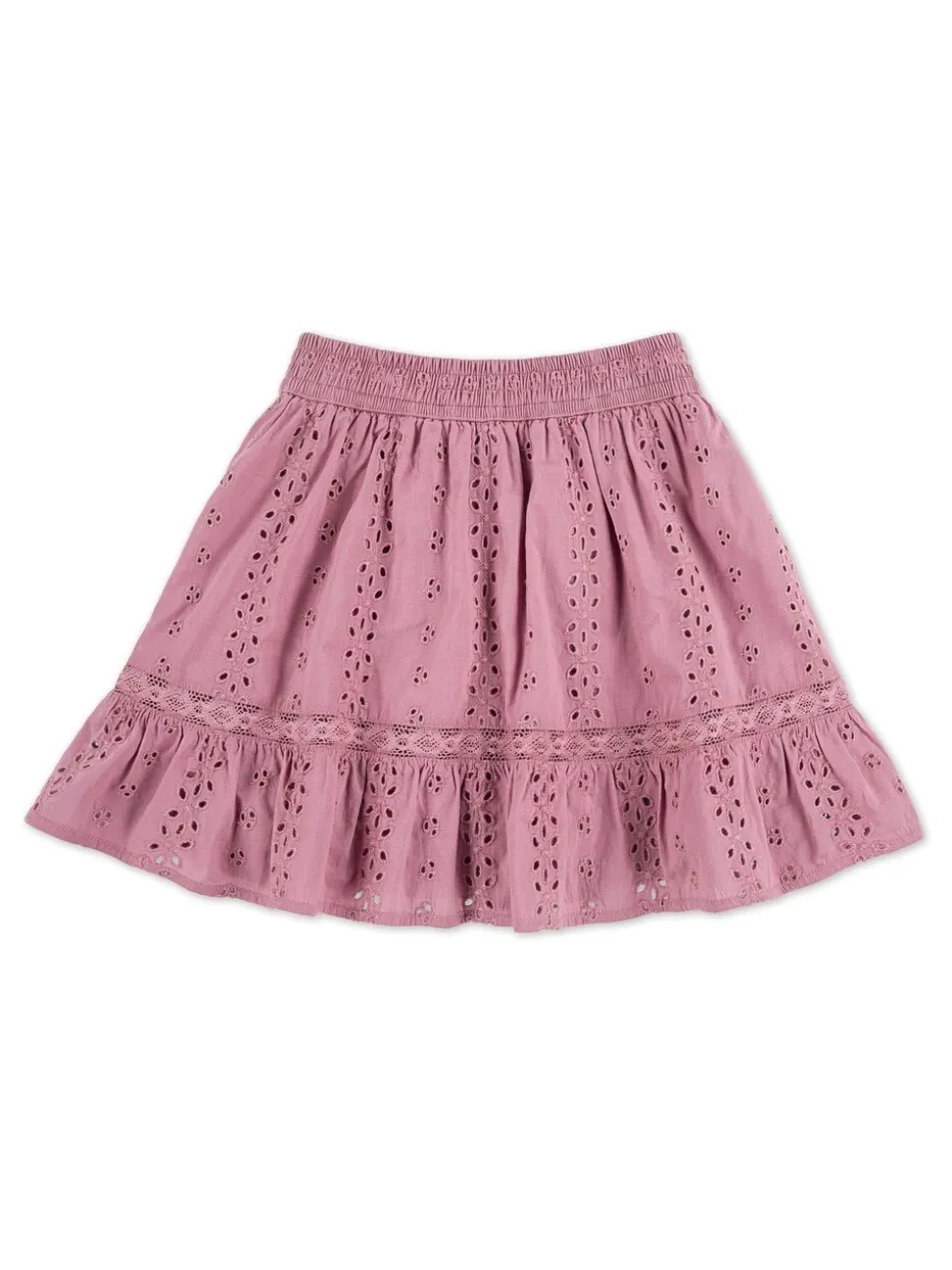 Abercrombie & Fitch Pink Abercrombie & Fitch Pink Eyelet Mini Skort