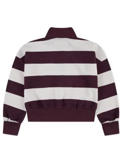 Abercrombie & Fitch Red Quarter Zip Preppy Jumper