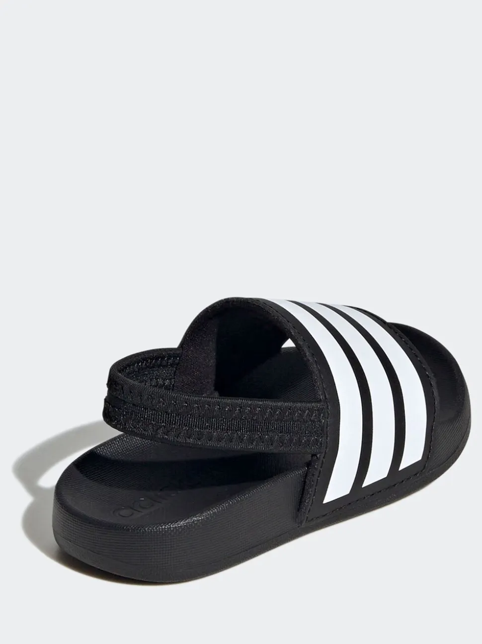 adidas Black Adilette Estrap Infant Slides