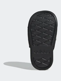 adidas Black Adilette Estrap Infant Slides