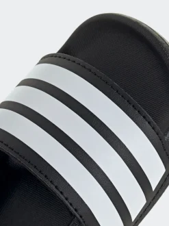 adidas Black Adilette Estrap Infant Slides