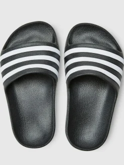 adidas Black Adilette Kids Swim Sandals