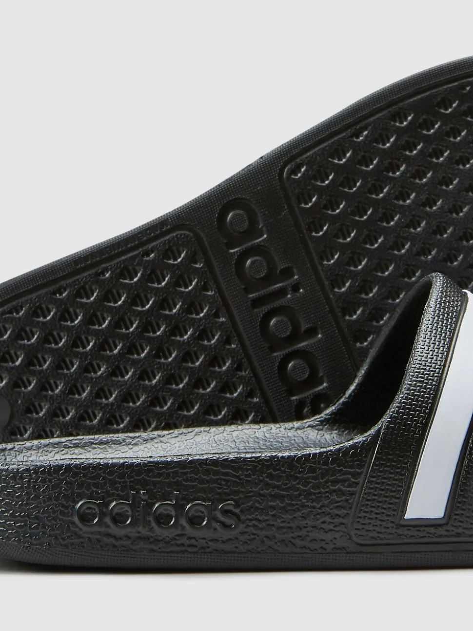 adidas Black Adilette Kids Swim Sandals
