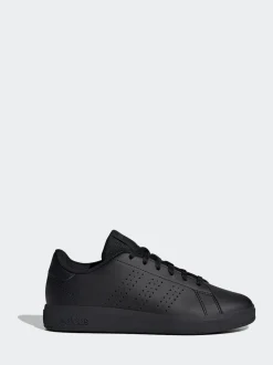 adidas Black Advantage Base 2.0 Lace Junior Trainers