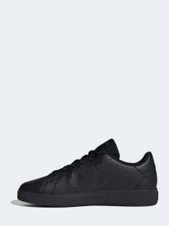 adidas Black Advantage Base 2.0 Lace Junior Trainers