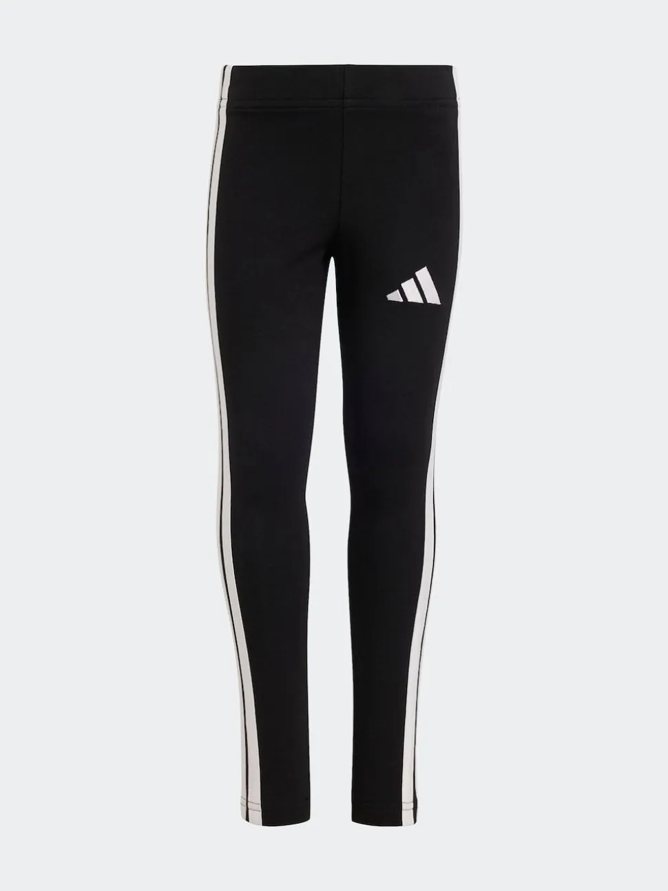 adidas Black Essentials 3-Stripes Leggings Little Kids