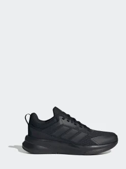 adidas Black Fortarun 4.0 Lace Junior Trainers