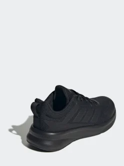 adidas Black Fortarun 4.0 Lace Junior Trainers