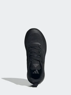 adidas Black Fortarun 4.0 Lace Junior Trainers
