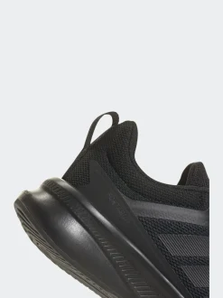 adidas Black Fortarun 4.0 Lace Junior Trainers