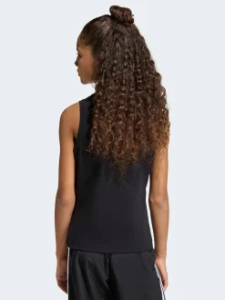 adidas Black Linear Jersey Tank Top