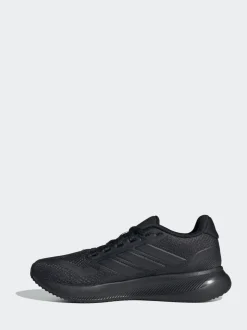 adidas Black Runfalcon 5 Lace Running Junior Trainers