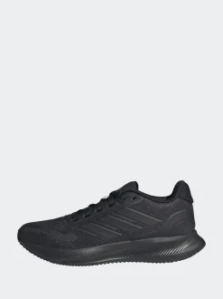 adidas Black Runfalcon 5 Lace Running Junior Trainers