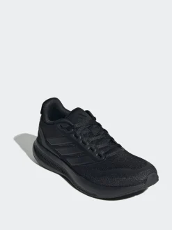 adidas Black Runfalcon 5 Lace Running Junior Trainers