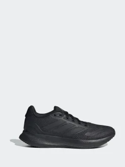 adidas Black Runfalcon 5 Lace Running Junior Trainers
