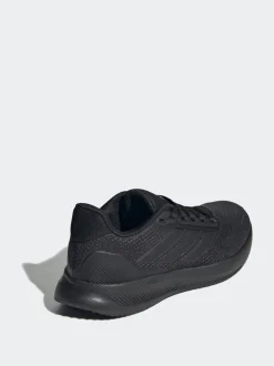adidas Black Runfalcon 5 Lace Running Junior Trainers