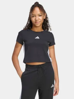 adidas Black 3-Stripes Essentials Baby T-Shirt