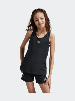 adidas Black Techfit Kids Tank Top