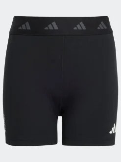 adidas Black TECHFIT Short Tights Kids