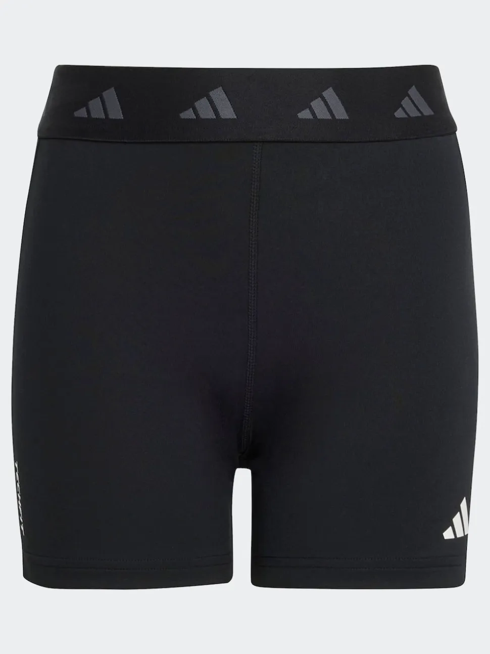 adidas Black TECHFIT Short Tights Kids