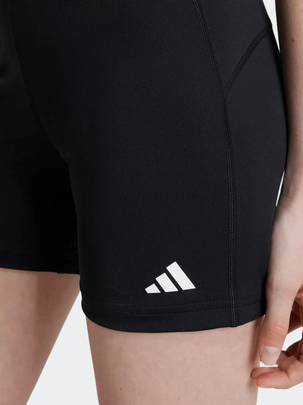 adidas Black TECHFIT Short Tights Kids