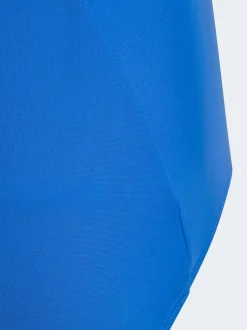 adidas Blue 3 Stripes U Back Kids Swimsuit