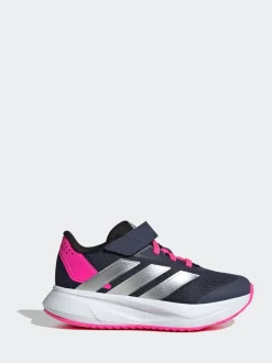 adidas Blue Duramo SL Hook and Loop Running Kids Trainers