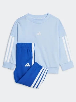 adidas Blue Essentials Infant Kids Joggers Set