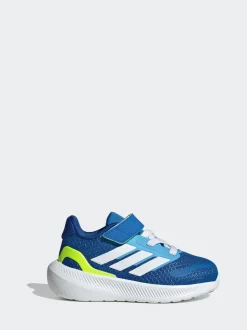 adidas Blue Runfalcon 5 Hook and Loop Easy On Infant Trainers