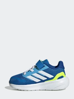 adidas Blue Runfalcon 5 Hook and Loop Easy On Infant Trainers