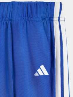 adidas Blue Seasonal Essentials Tiberio 3-Stripes Tricot Tracksuit Infant Kids