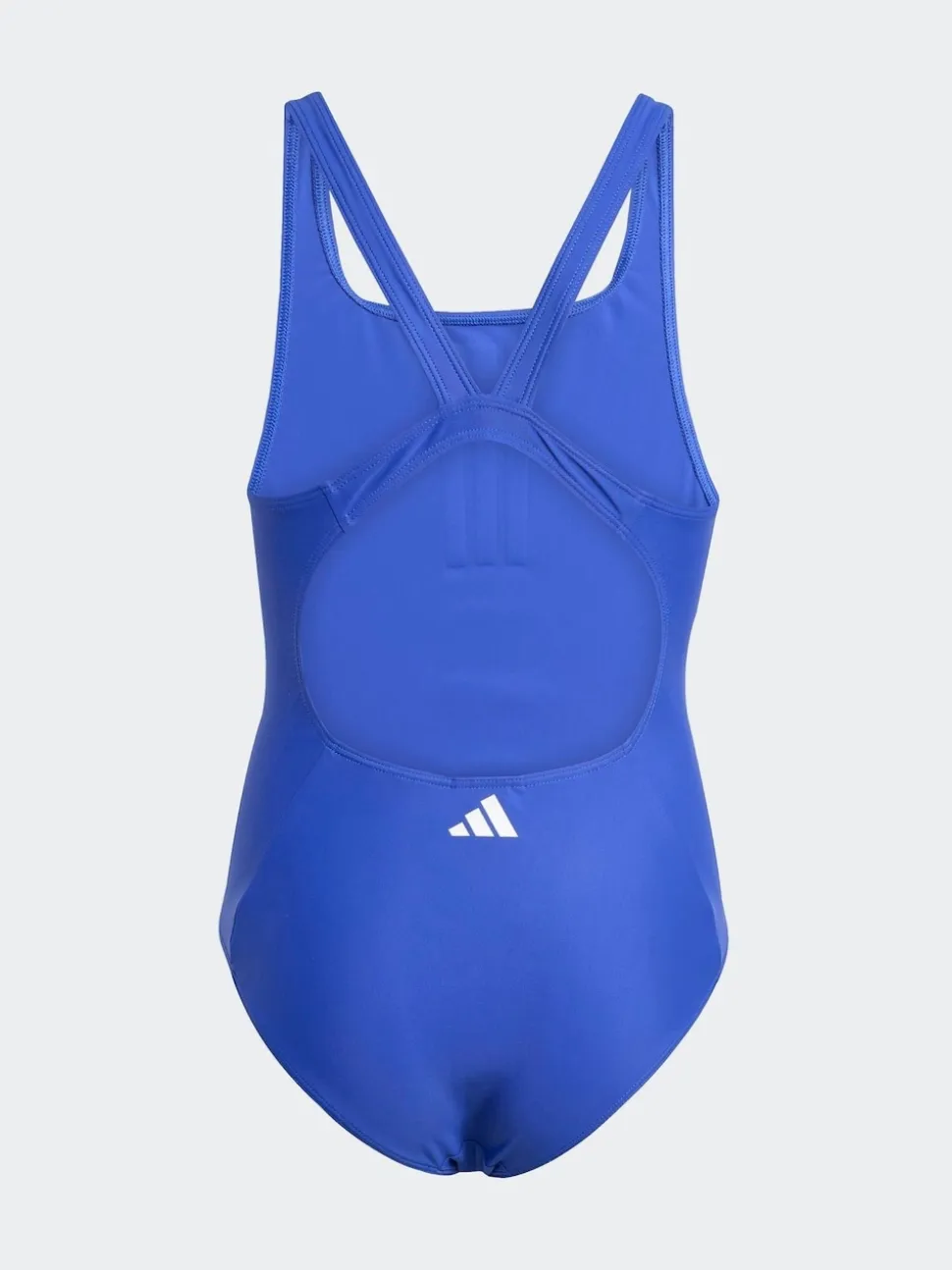 adidas Blue 3-Stripes Kids Swimsuit