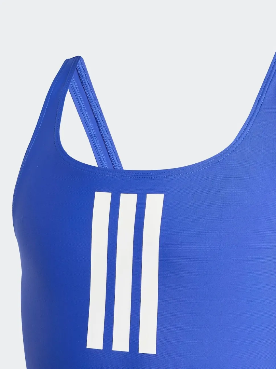 adidas Blue 3-Stripes Kids Swimsuit