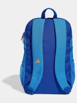 adidas Blue/Orange Kids 3 Stripe Backpack