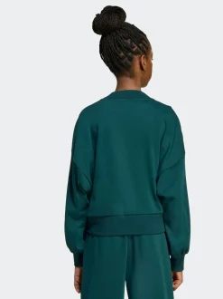 adidas Green Essentials Collegiate Kids Sweatshirt