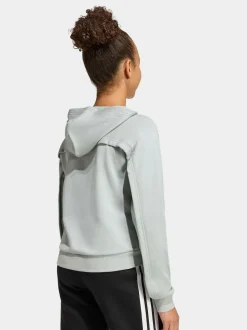 adidas Green Glam Cropped Hoodie