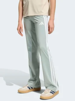 adidas Green Train Essentials 3-Stripes Flared Leggings