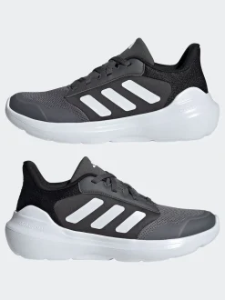 adidas Grey Tensaur Run 2.0 Lace Junior Trainers