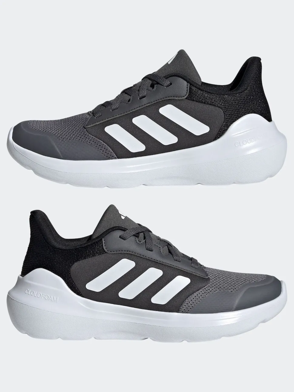 adidas Grey Tensaur Run 2.0 Lace Junior Trainers