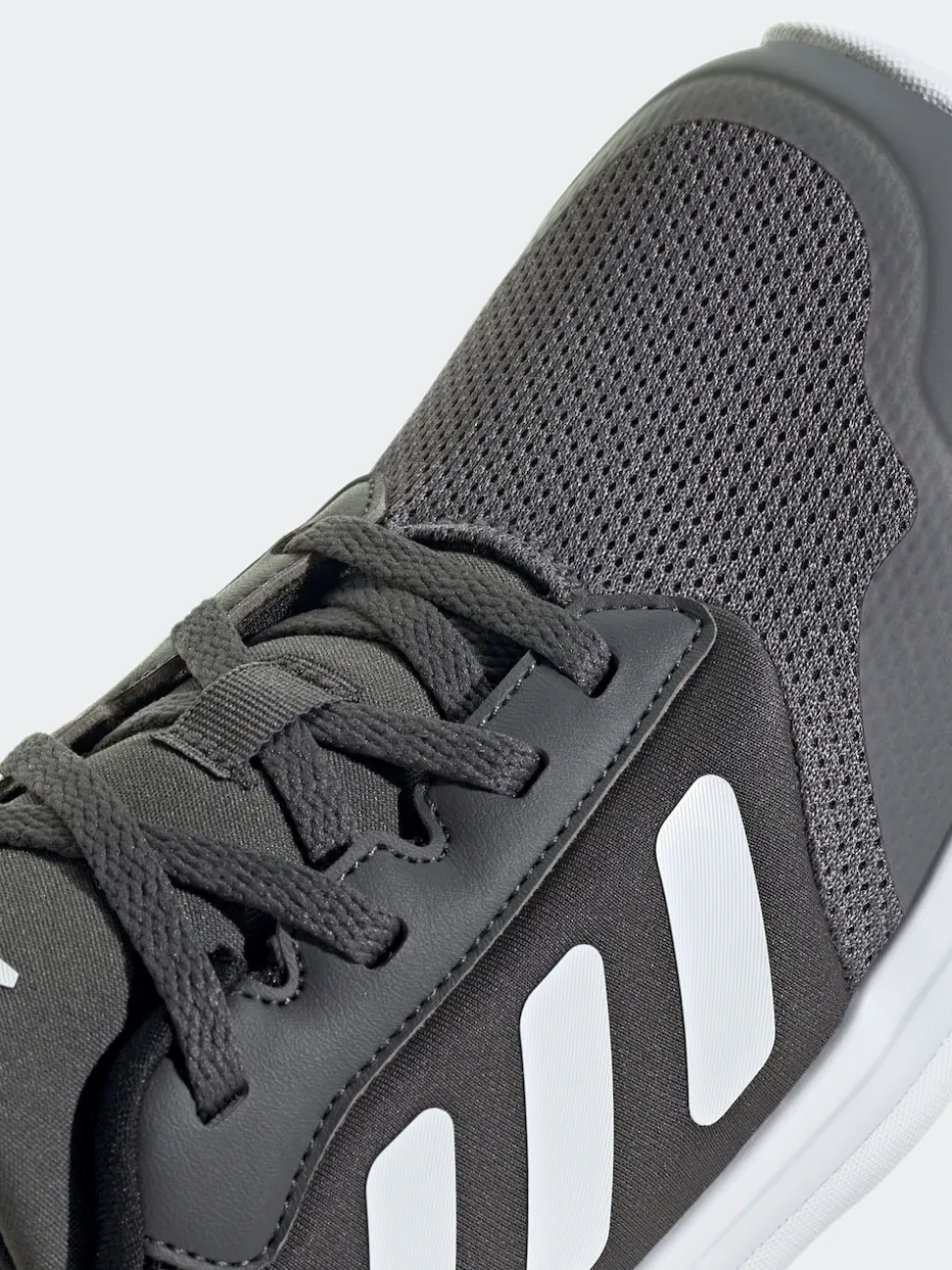 adidas Grey Tensaur Run 2.0 Lace Junior Trainers