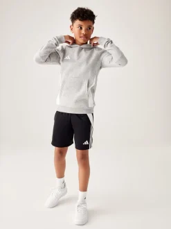 adidas Grey Tiro 24 Kids Sweat Hoodie