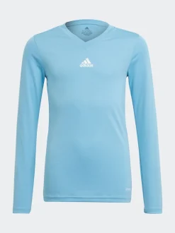 adidas Light Blue Team Base T-Shirt