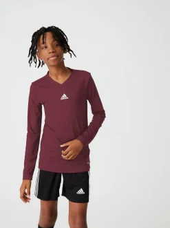 adidas Maroon Red Team Base T-Shirt