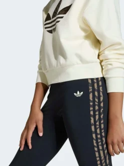 adidas Originals Black Animal 3-Stripes Leggings