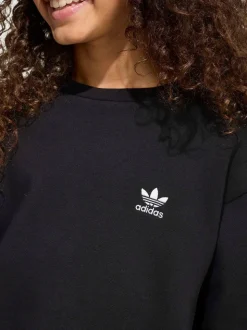 adidas Originals Black Boxy Sweatshirt