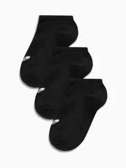 adidas Originals Black Chrome Trefoil Liner Socks 3 Pack