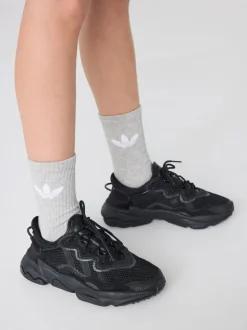 adidas Originals Black OZWEEGO Lace Junior Trainers