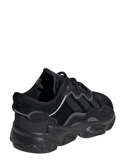 adidas Originals Black OZWEEGO Elastic Lace Infant Trainers