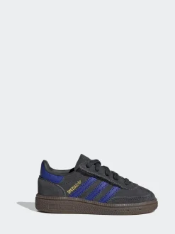adidas Originals Black/Navy Handball Spezial Comfort Closure Elastic Lace Infant Trainers